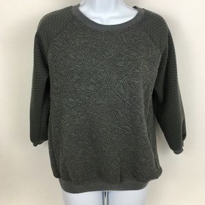 Market & Spruce Torrence Textured Knit Sweatshirt